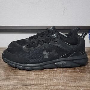 Under Armour Charged Assert 9 Men's Running Shoes Sneakers Size 14 Black